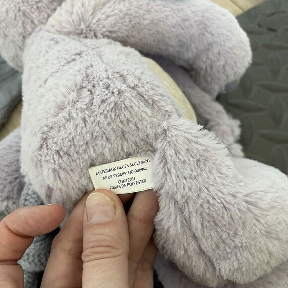 Demdaco Striped Oddball Elephant 13 inch Plush Children's Stuffed Stuffy Lovey - Picture 7 of 10